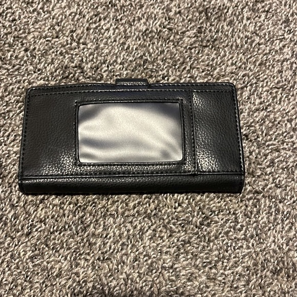 Dockers Black Leather Checkbook Holder - Picture 2 of 3